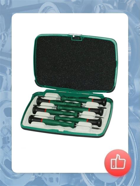 Набор плоских шлицевых отверток для высокоточных работ 6шт Sata ...