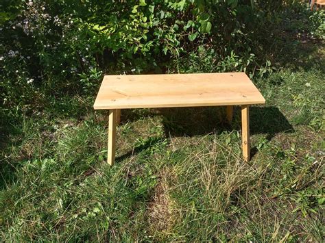 Simple Folding Bench Kokoszowa Manufaktura Kokoszowa Manufaktura