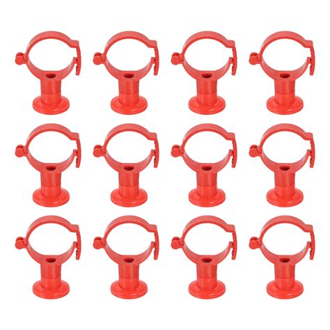 Uxcell Pack Pvc Pipe Clamps With Base Fit For Mm Od Tubing