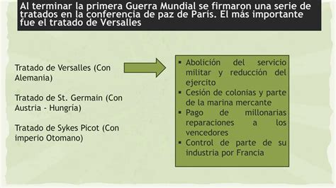 Primera Guerra Mundial Consecuencias Pptx