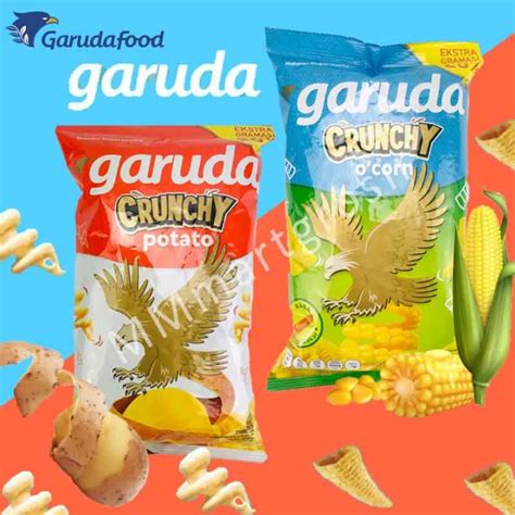 Garuda Crunchy O Corn Crunchy Potato Snack Jagung Kentang