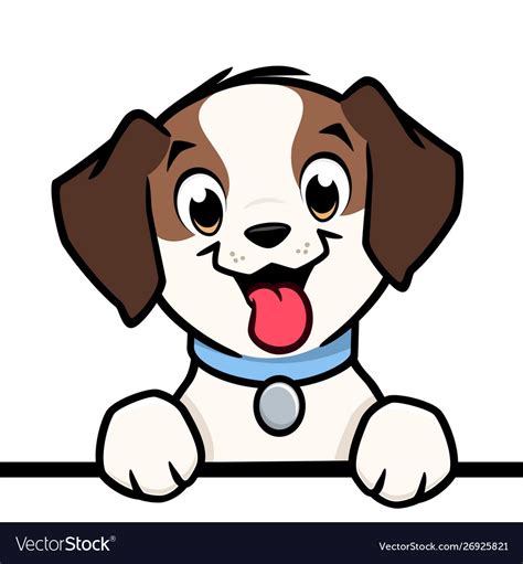 Cartoon dog pointer Royalty Free Vector Image - VectorStock