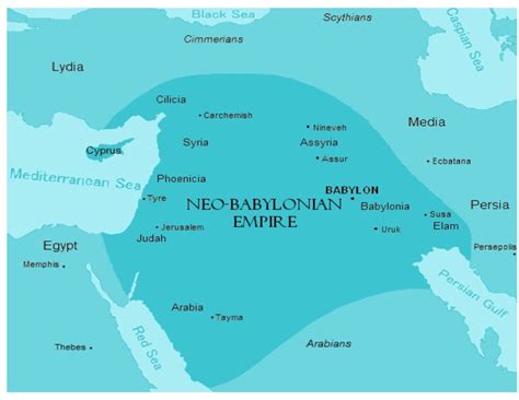 map of the babylonian empire 4