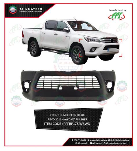 FRONT BUMPER HILUX REVO 2016 4WD W FINISHER