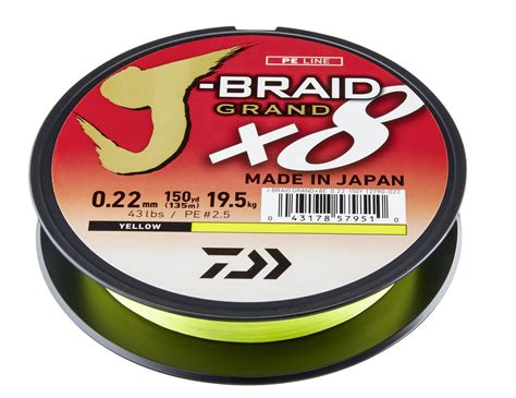 Daiwa J-Braid X8 Grand 300m kuitusiima | Karkkainen.com verkkokauppa