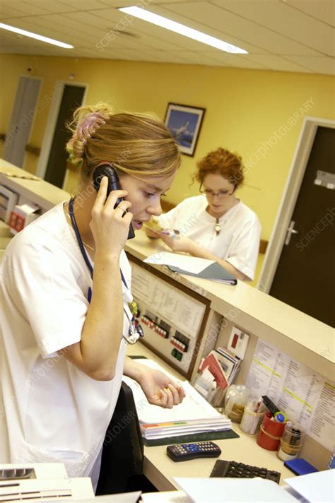 Hospital nurses - Stock Image - M541/0304 - Science Photo Library