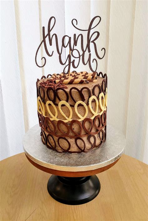 Thank You Cake Topper Glitter Rose Gold Gold Silver Black And Etsy