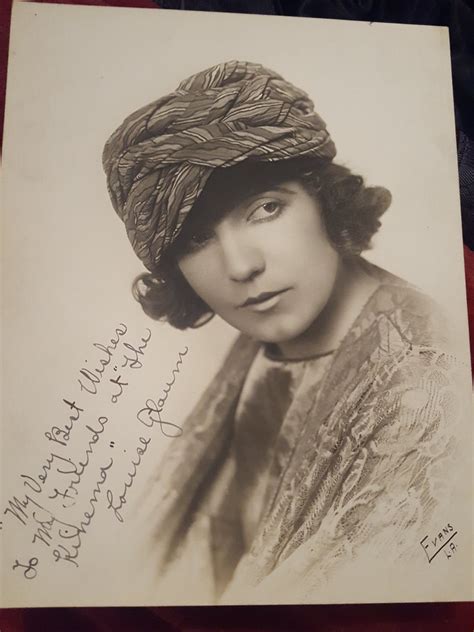 Signed Photo Of Silent Screen Actress Louise Glaum Louise Flickr