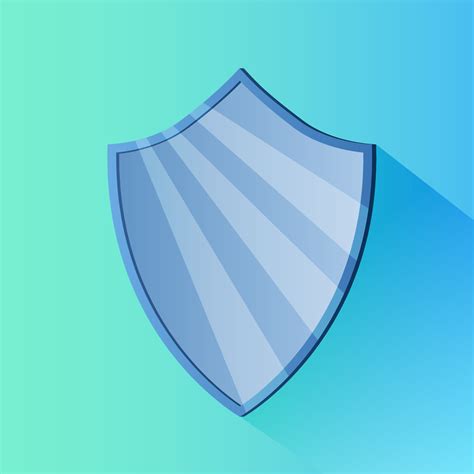 Shild The Concept Of Protection Flat Icon For Web Design Vector