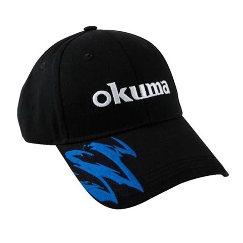 Gorra Okuma Black Motif Trucker Cotton Fishing Cap Tienda De