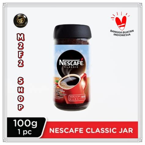 Jual Kopi Nescafe Classic Murni Robusta Blend Jar Botol Beling