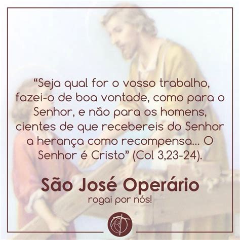 Oração De São José Operário Para Imprimir Cultura Notícias