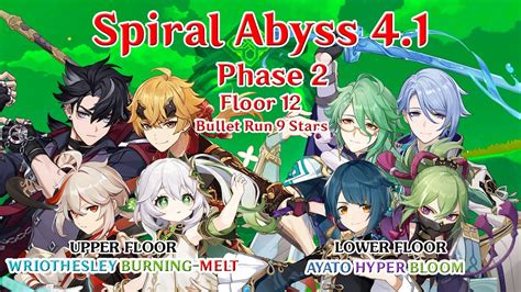 Spiral Abyss Phase Floor Stars Wriothesley Burnning