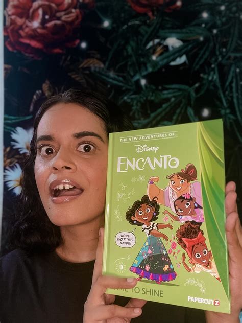 my author copies of NEW ADVENTURES OF ENCANTO have arrivedddddd!!! 🥰💚 ...