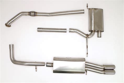 Audi B7 S4 Quattro Cat Back Exhaust System Round Tips 58 OFF