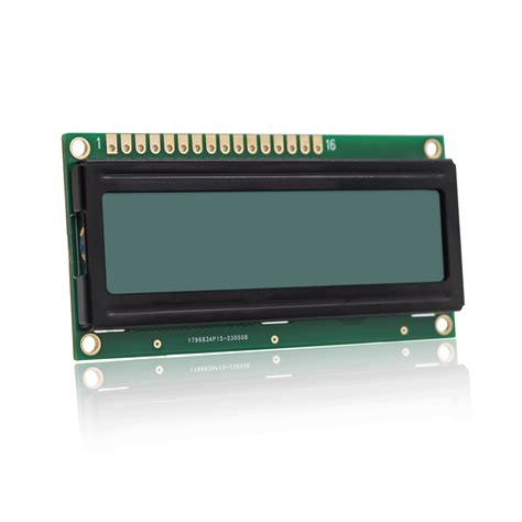 X Character Lcd Mono Display Stn Gray With Yellow Green Backlight