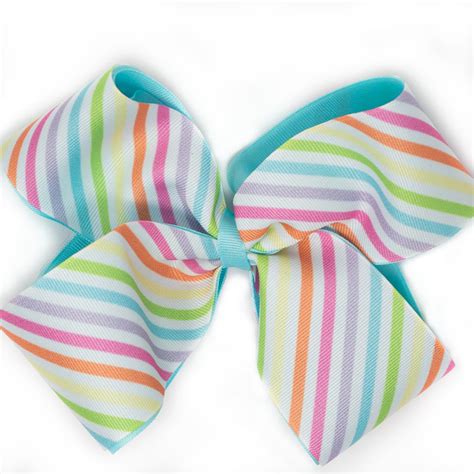 Pastel Rainbow Stripe – Ribbon and Bows Oh My!