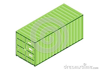 Intermodal Container. Vector | CartoonDealer.com #263948480