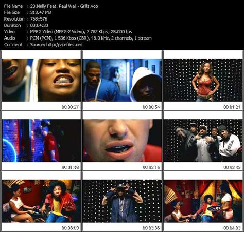 Nelly Feat. Paul Wall - Grillz - Download High-Quality Video(VOB)