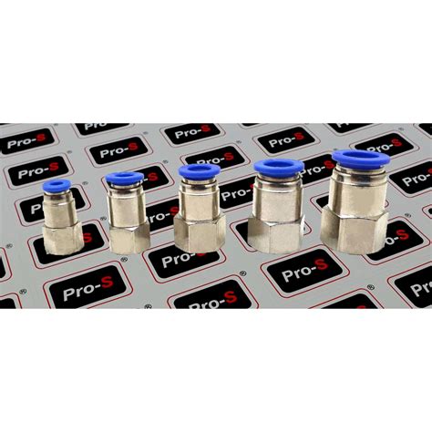 Pro S Pcf Pneumatic Fittings Female Straight Union Tube Od Mm