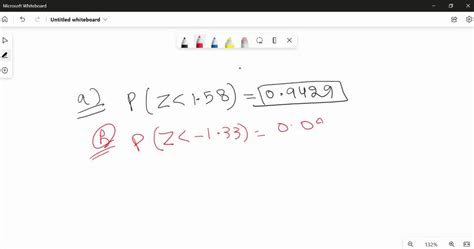 Solved Determine The Area Under The Standard Normal Curve That Lies