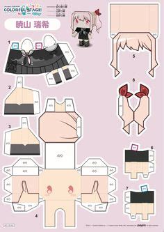 Papercraft Ideas Paper Doll Template Anime Paper Paper Doll