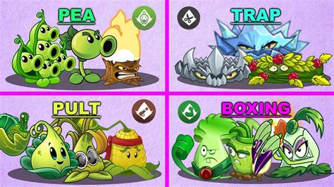 4 Super Team Plants Battlez Who Will Win Pvz 2 Team Plant Vs Team Plant Youtube