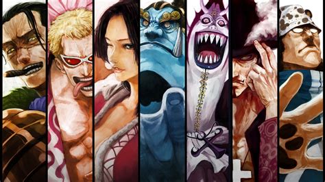 Dracule Mihawk Shichibukai Donquixote Doflamingo Boa Hancock Jinbei