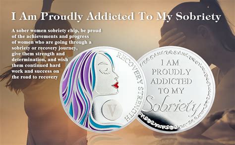 Amazon CHURYUML 5 Year Sobriety Coin A Sober Woman Sobriety Chip