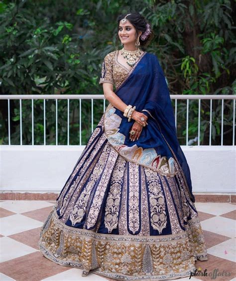 Bridal Lehenga In Royal Blue Color Atelier Yuwaciaojp