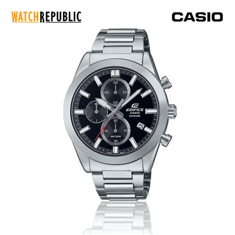 Casio Edifice Standard Chrono Silver Stainless Steel Analog Quartz