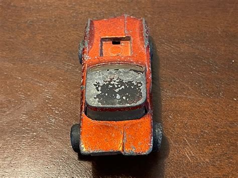 Rare Vintage 1968 Mattel Hot Wheels Redline Red Python Missing Overhead Engine Rare Etsy