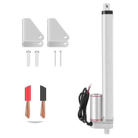 Linear Actuator 200mm Stroke 750n Straight 24v Electric Linear Motor Actuators With 2 Holders