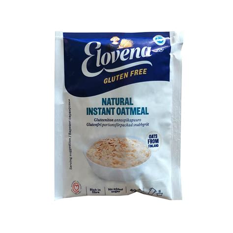 Овсяная каша моментального приготовления без глютена, 40 г, Elovena ...
