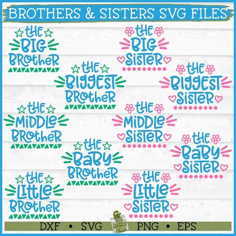 Sibling Svg Etsy