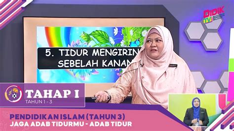 Tahap I Klip Pendidikan Islam Tahun Jaga Adab Tidurmu