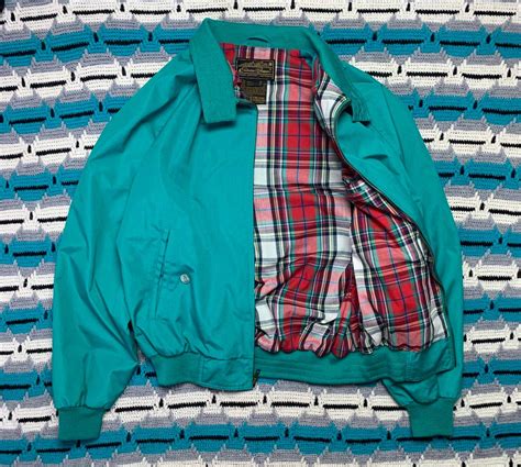 Vintage Vintage Turquoise 90s Eddie Bauer Bomber Zip Up Jacket Grailed