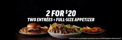 Applebee's 2 For $20 Menu Is Back - The Fast Food Post