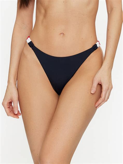 Tommy Hilfiger Dół od bikini UW0UW05298 Granatowy Modivo pl