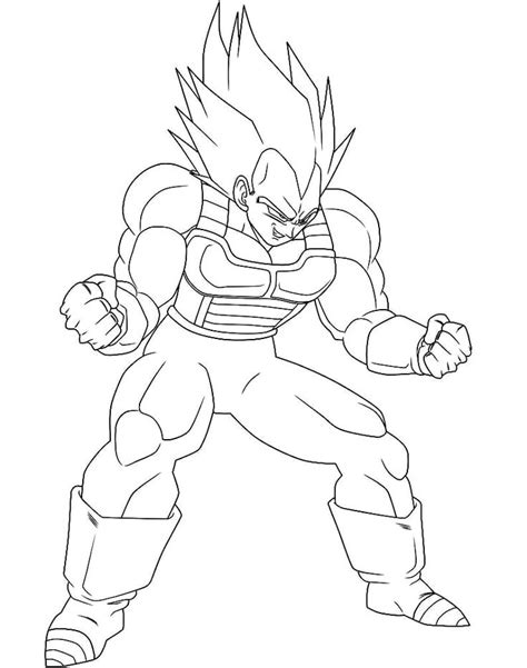 Vegeta Ssj Coloring Page Dragon Ball Super Artwork Coloring Pages