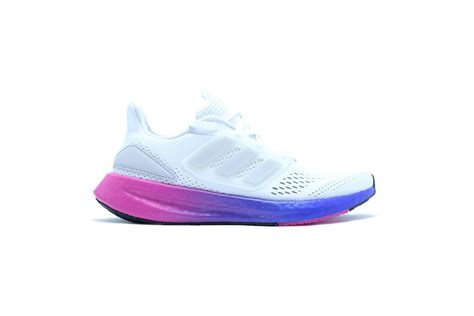 Tenis Adidas Pureboost Feminino Branco E Azul Adidas T Nis