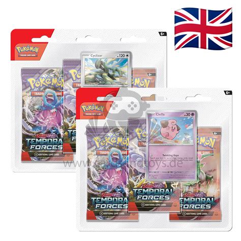 Pok Mon Sv Temporal Forces Pack Blister En