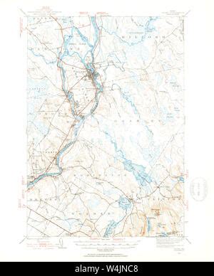 Maine USGS Historical Map Orono 807604 1902 62500 Restoration Stock