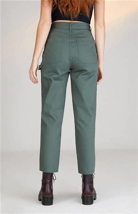 Carpenter Pants High Rise Pants Pacsun Corduroy Work Wear Straight