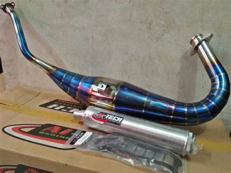 Jual Knalpot Ai Tech Aitech Original Cobra Pelangi Blue Moon Ninja RR R