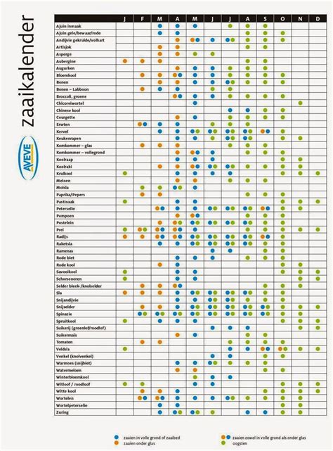 Zaaikalender Moestuin Indeling Groenten Kweken Moestuinontwerp