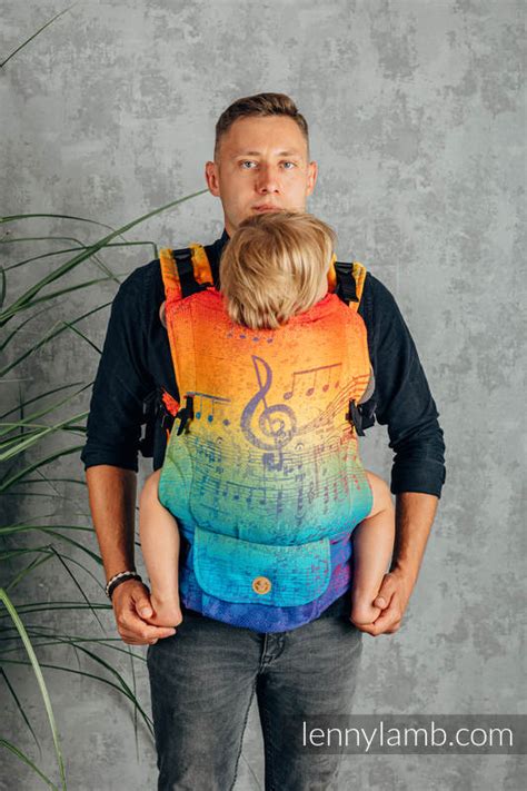 Mochila Ergonomica Lennyupgrade Rainbow Symphony Portabebes