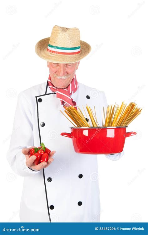 Italian Cook Stock Photo Image Of Background Occupation 33487296