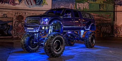 F350 Monster Truck On Massive Super Swamper Tires Gallery