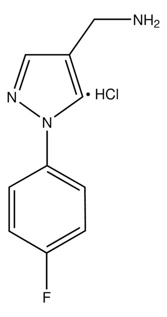 Fluorophenyl H Pyrazol Yl Methanamine Hydrochloride